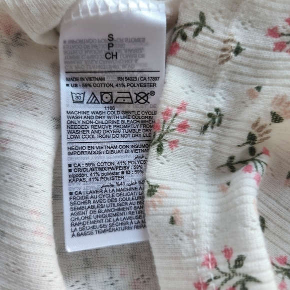 NWT OLD NAVY floral shirt Size S - Picture 3 of 4